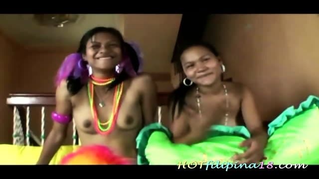Asian teens tease and laugh