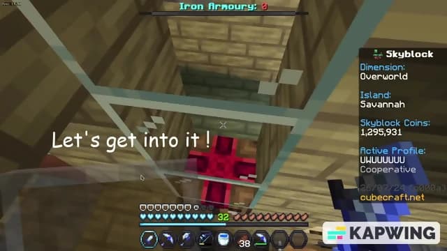 Minecraft Skyblock tour | Amateur video