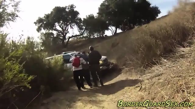 Caught teen booty jizzed