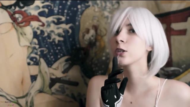 FutanariT - 2b cosplay blowjob