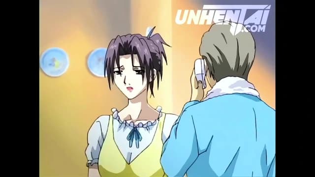 STEPMOM being TOUCHED while she TALKS to her HUSBAND â Uncensored Hentai   Subtitles