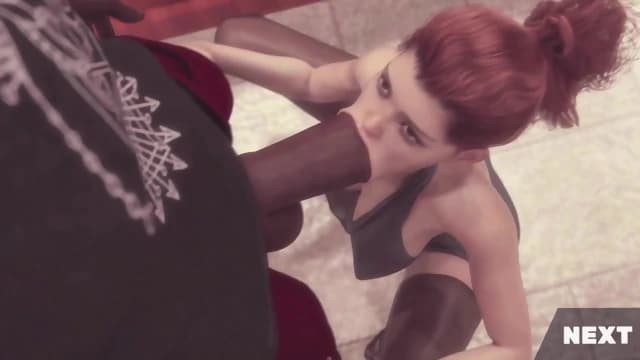 A horny bitch agreed to suck and fuck a stranger in the toilet while her boyfriend was somewhere else. 3d animated sex with creampie.