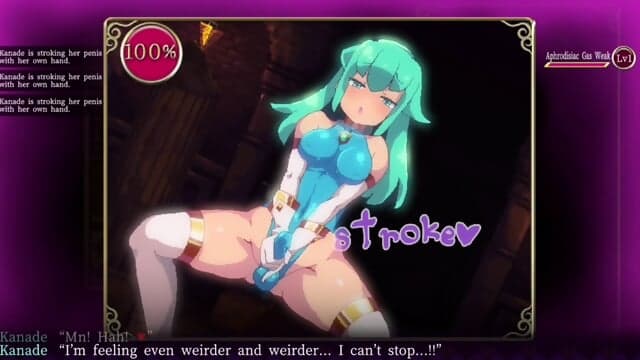 My Futa lost control to her hand and a pussy toy (Mage Kanades Futanari Dungeon Quest redo) Part 2...TEEK