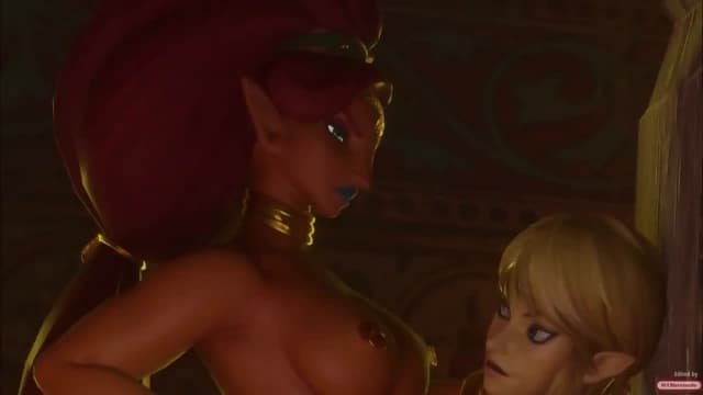 Urbosa Trains Zelda and Link