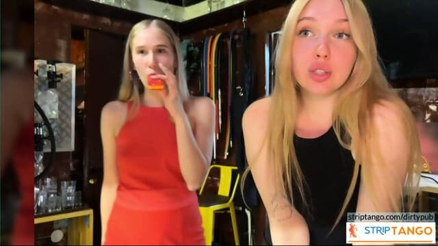 College Student Licks College Student - during their work in a fast food!