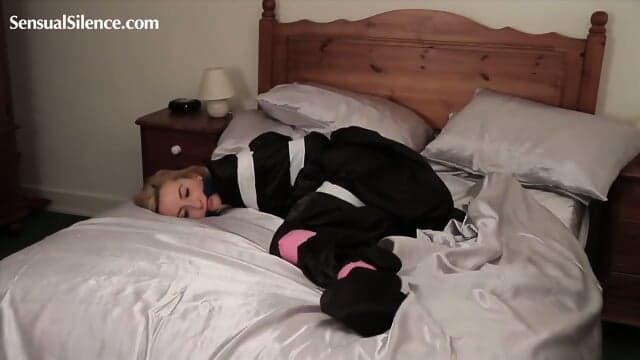 Sophie Wrapped In A Satin Sheet