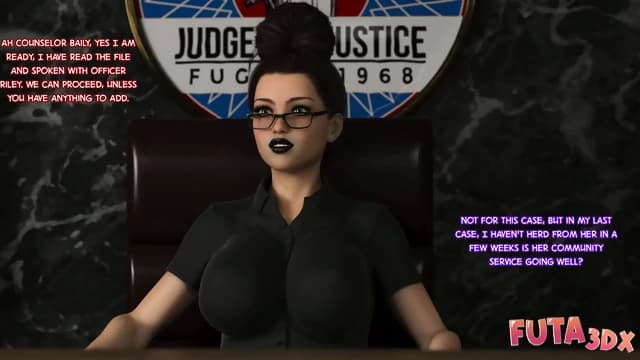 Futa3DX - Futa Big Dicked Officer Fucks Blondes & Brunette