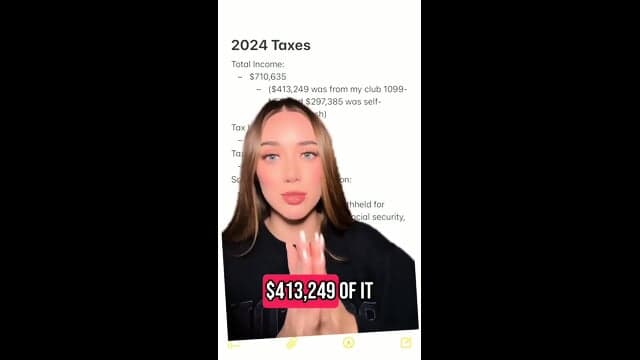 2024 Taxes Stripper Advice