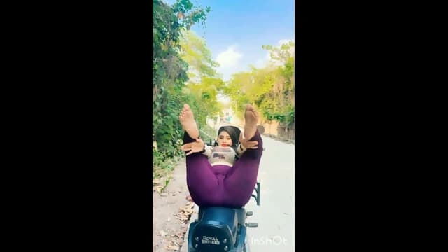IG Hot Bold Model@shilpa_official_6.9 Sexy outdoor dance
