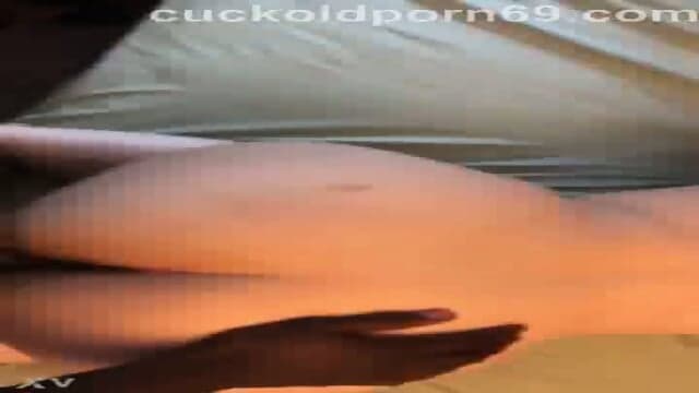 Hot wife squirts while watching porn