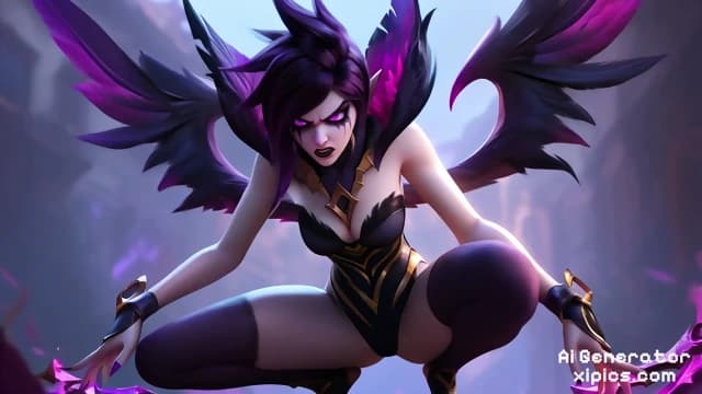League of Legends Morgana Porn and Hentai Ai compilation sexy and naked xxx Rule 34 enjoy this collection 3D Style