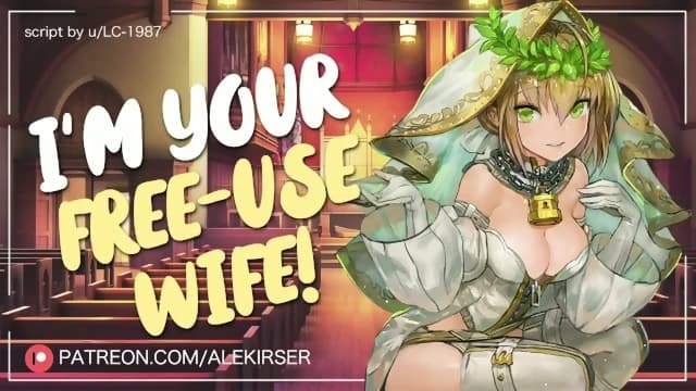 Your Gorgeous Bride Vows to Be Your Personal Free-Use Slut (Alekirser ASMR)