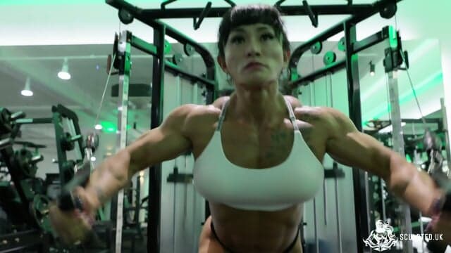 Chun-ri Kim gym workout pt3