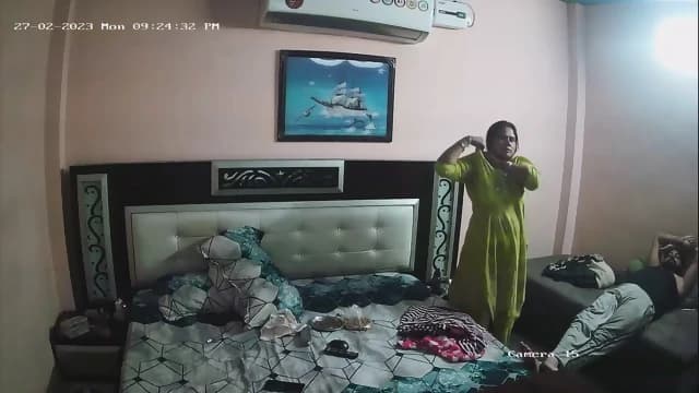 Indian bedroom CCTV part 2
