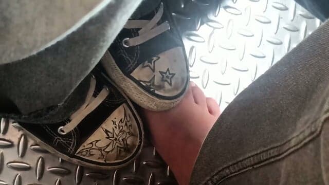 candid crushing | unknown trampling indian | feet pov