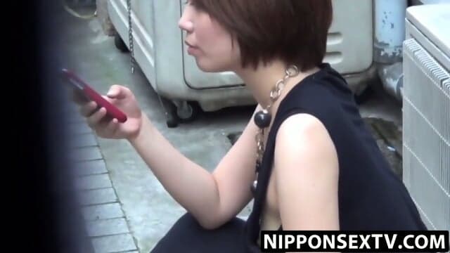 Stunning Japanese vixens don baggy tops to show off curves