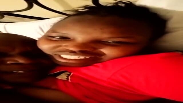 Kenyan sugar daddy fucks young lady in a lodging
