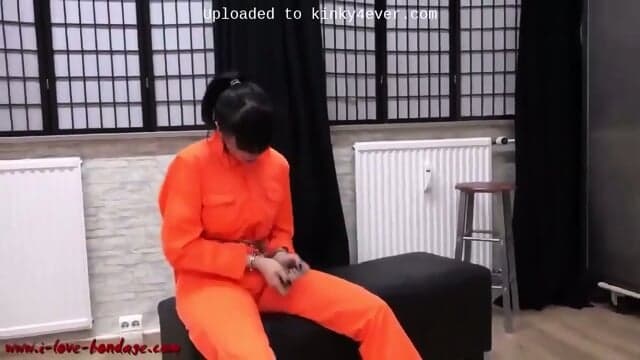 Girl Cuffed In Waist Chain  Kinky4Ever