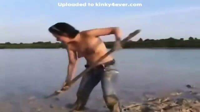Wrapped And Buried In Mud  Kinky4Ever