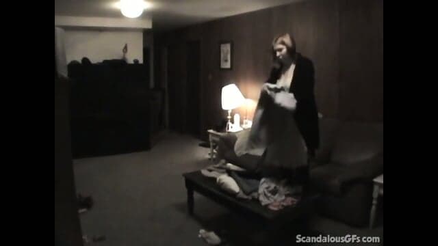 Teen slut fucks expecting father in fetish fuck scene