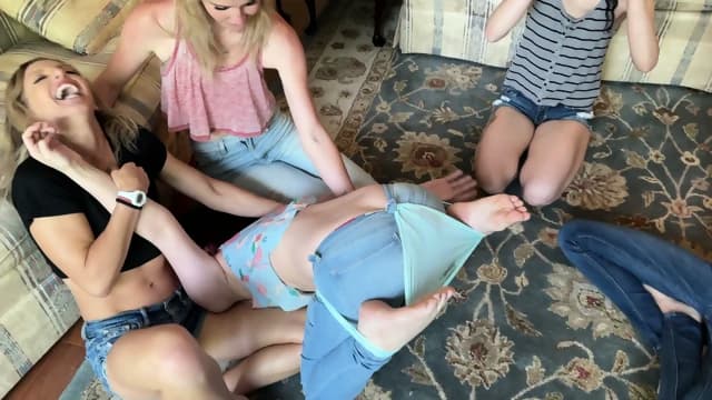 Wedgie Girls - Five Gang Wedgies