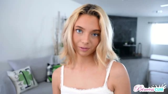 Beautiful Teen Blonde With Small Tits Gets Creampied