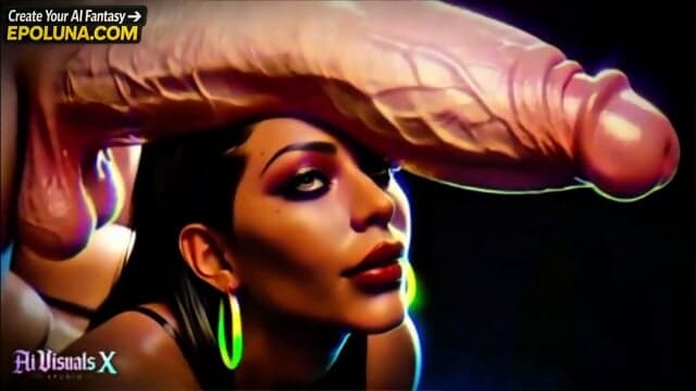 Big Boobs and Ass Ebony Goddesses - White Cock Worship; Dark ASMR & Extreme Contrast 4K AI Animated Porn240p