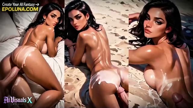 Latina Blowjob and Anal - Animated Porn ASMR Sound [4k AI Generated]
