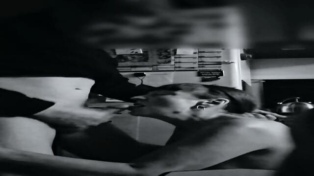 My wife gives Blowjob in the kitchen
