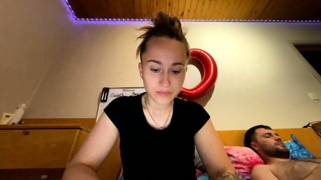 Petite teen gymnast folded into knot position taking massive BBC