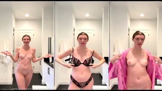 erin gilfoy nude lingerie uncut try on haul  s