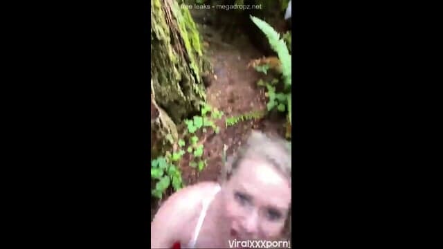 Mia Malkova Sensual Blowjob in the Forest with Big Tits Tease