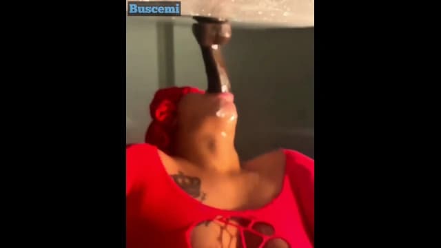 Thicc African Dildo Throater *below pov*