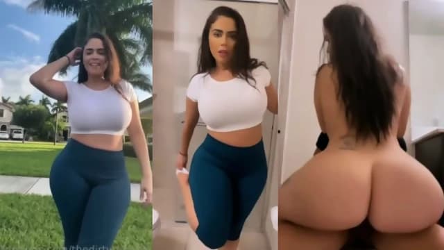 Caught a Big Ass Latina Running