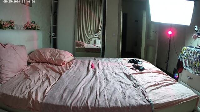 Bedroom Camera At Draca Reallifecam Apartment At Voyeur House TV 29.08.2026 TV 05 H 19 Min To 23 H 01 Min