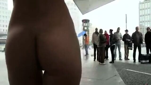 Woman Gets Gradually Exposed In Public