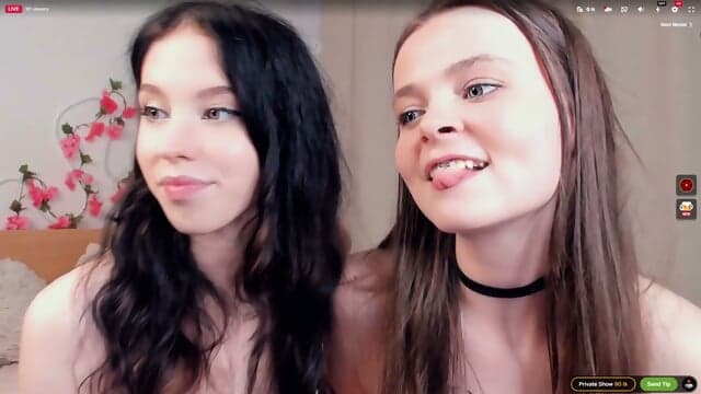 Lesbian Kissing Each Other