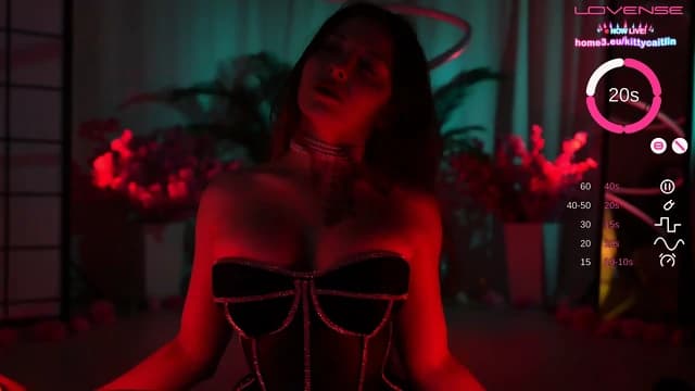 With My Back Facing The Camera I Kneel Like A Brunette With Soft Skin And Reveal My Tight Anus Under The Bedroom Canopy