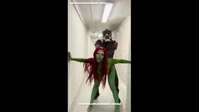 Gamora Cosplay Sextape Interracial BBC