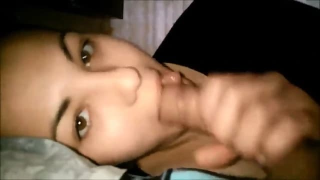 She Quetly Sucking Dick Under The Curtain
