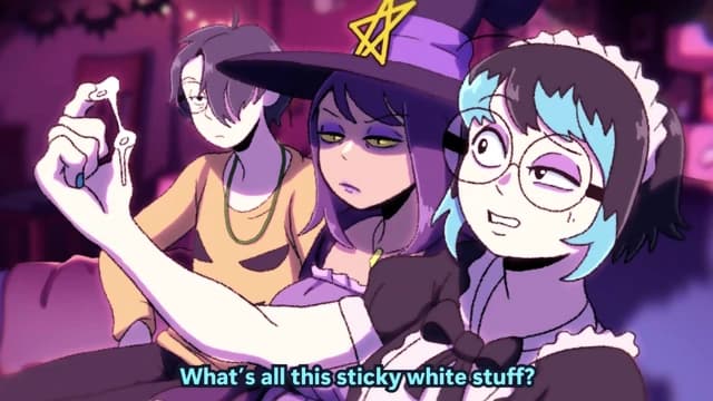 Hallowen Night Filled With Pleasure And The Risk Of Getting Caught (Cartoon Parody)