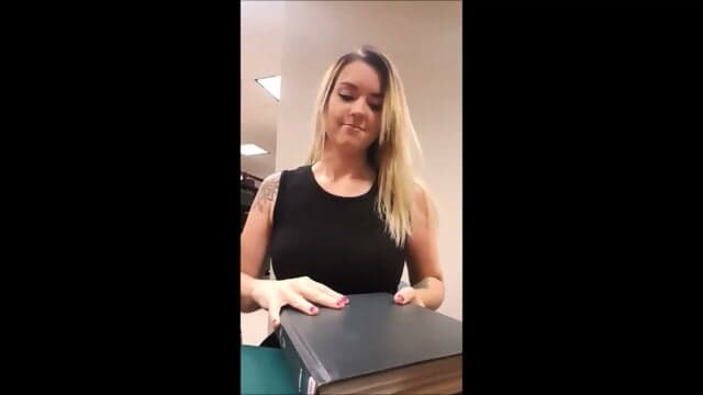 Using A Dildo In College Library