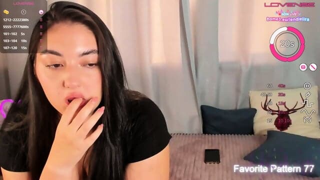Sensual Adult Solo Performer On Red Satin Sheets Slides A Toy Over Her Hot Pussy While Her Confident Stare Makes The Fantasy Feel Personal During A Slow Late Night Bedroom Stream