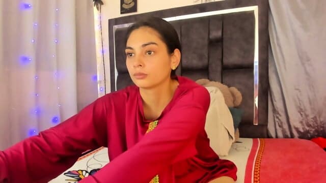 Alana-nova Was Lying On A Bed 1