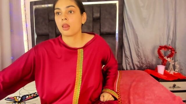 Alana-nova Have On Red Outfit