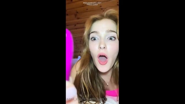 Jia Lissa Pleasures Herself In A Pink Dress