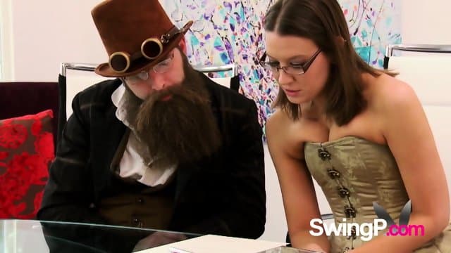 Two couples decide to play with each other throughout the weekend