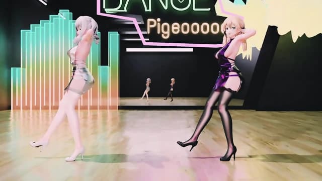 Chocolate Cream erotic dance by PigeooooonMMD