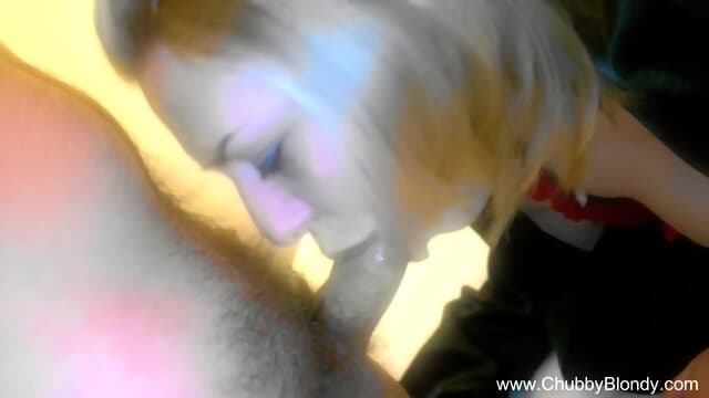 Blondy Giving Her Best POV Blowjob And A Cumshot Session