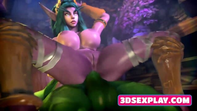 Beautiful Heroes from Games Gets a Nice Pounding from Behind